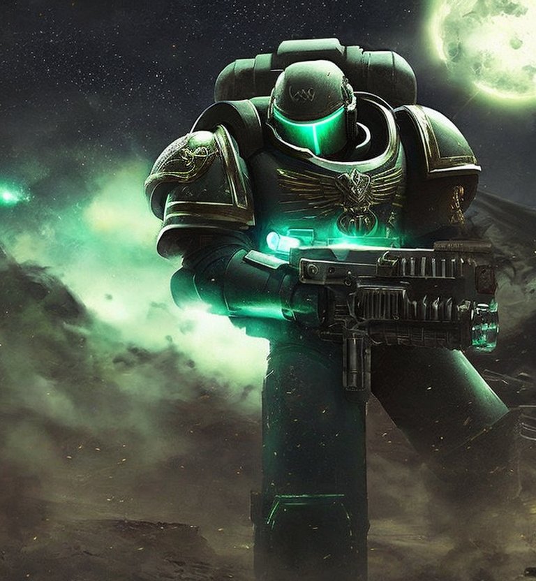 00032-168910425-spacemarine , green armor, dark atmosphere, battlefield, art.jpg